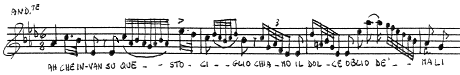 Es.9 - Andante: Ah che invan su questo ciglio chiamo il dolce oblio de' mali