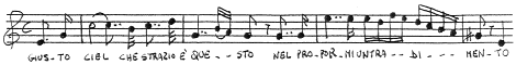 Es.27 - Giusto ciel che strazio è questo nel propormi un tradimento